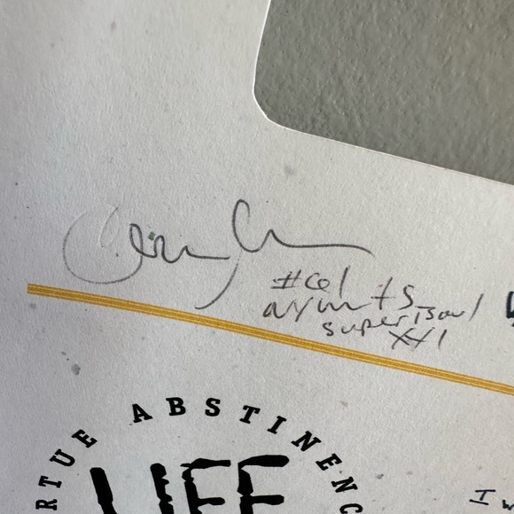 New York giants Chris Godfrey Super Bowl champs 1987 - great condition - Picture 2 of 2